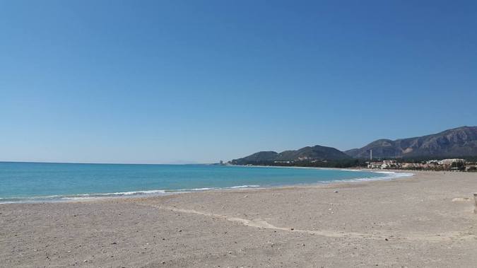 Deserted Beach in Spain