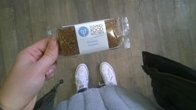 The Living Food Kitchen Coconut Flapjack - review by Fashion Du Jour LDN 
