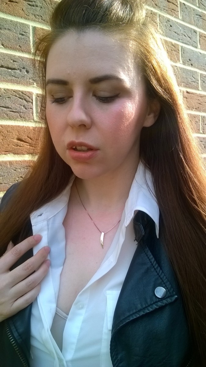 Classically Cool: Charles Fish Jewellery - Sif Jacobs ila Rose Gold Necklace and Leather Jacket by Fashion Du Jour LDN